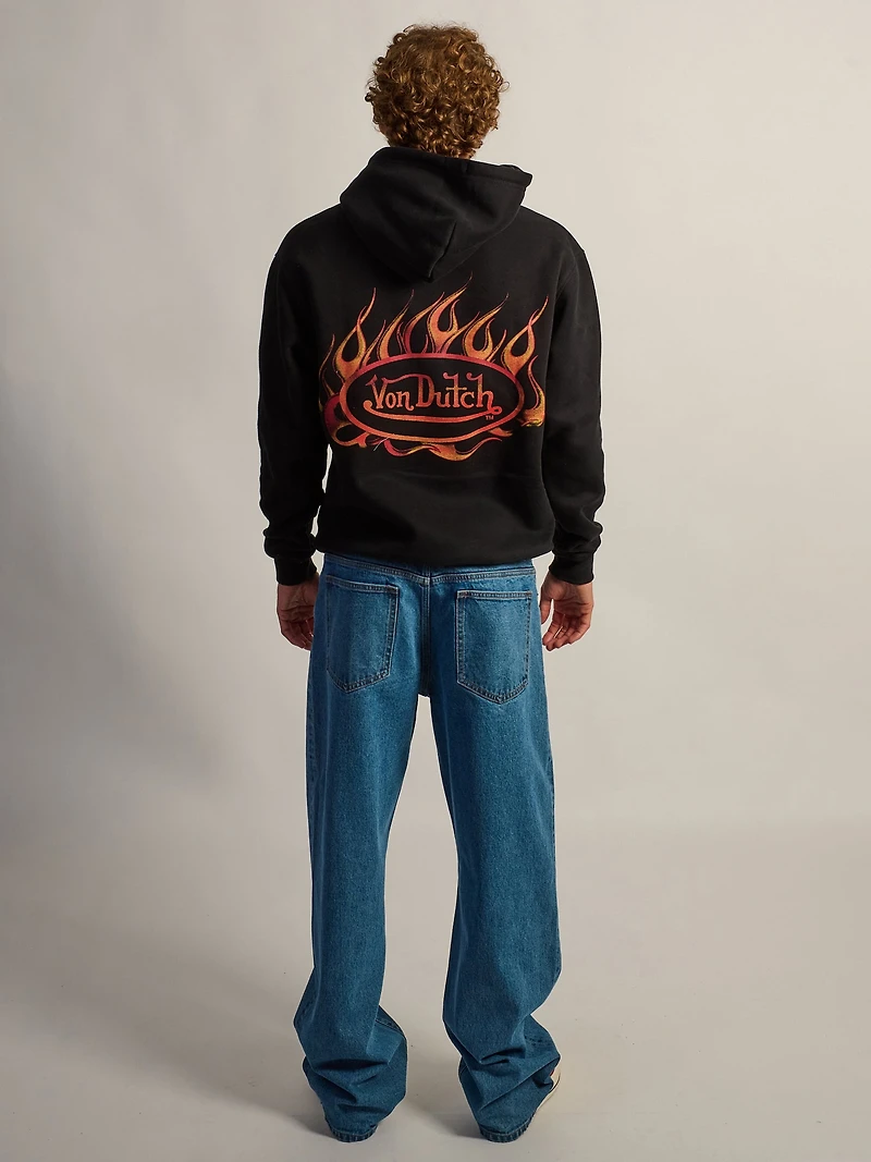 VON DUTCH FLAMES HOODIE
