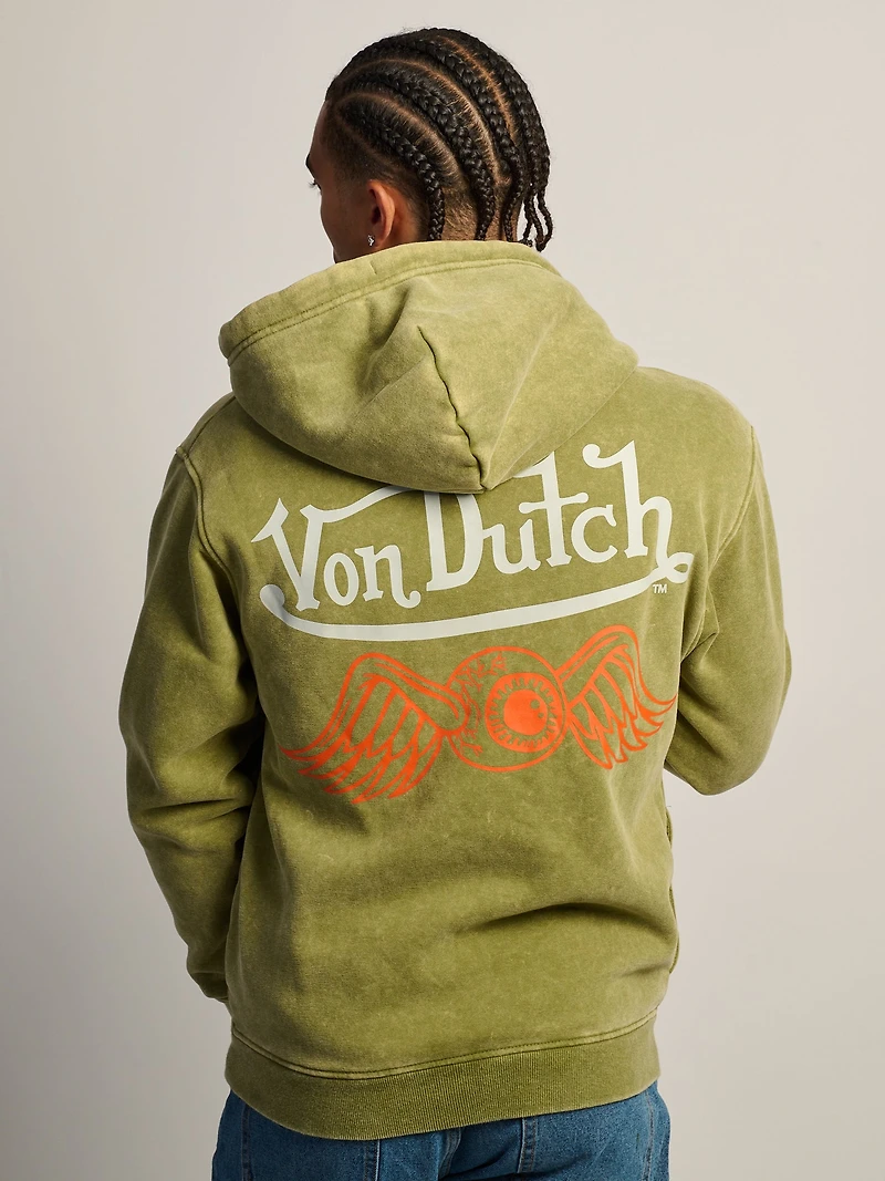 VON DUTCH SWEAT À CAPUCHE ENTIÈREMENT ZIPPÉ