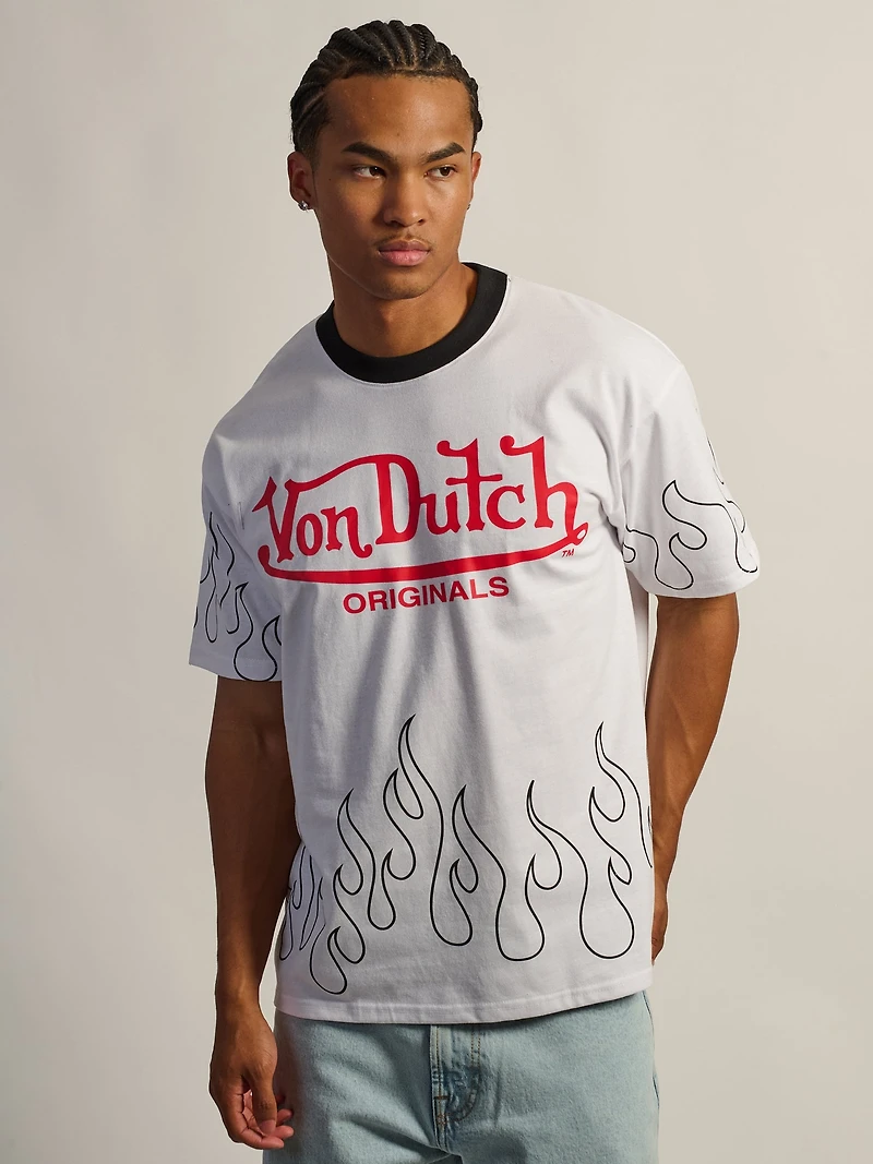 T-SHIRT FLAMMES VON DUTCH