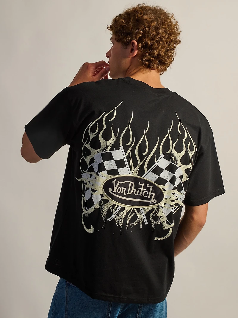 T-SHIRT À MANCHES COURTES DRAPEAU VON DUTCH