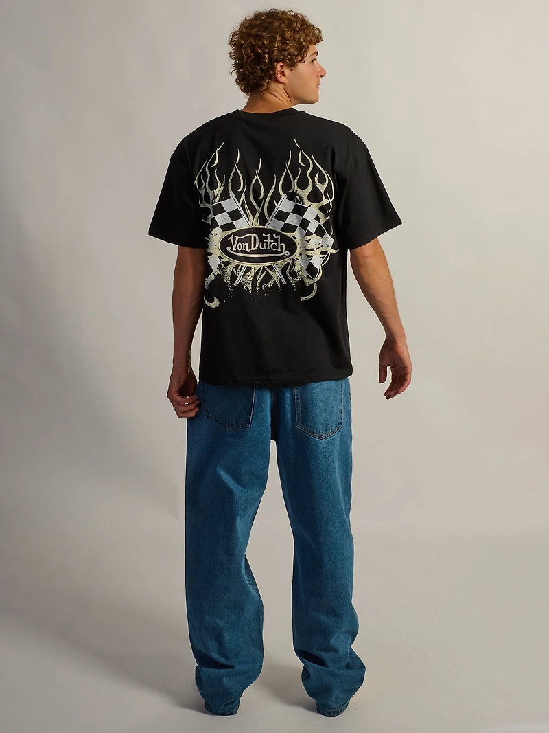 T-SHIRT À MANCHES COURTES DRAPEAU VON DUTCH