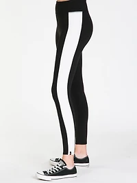 VOLCOM LIVE LOUNGE WHITE STRIPE LEGGING - CLEARANCE