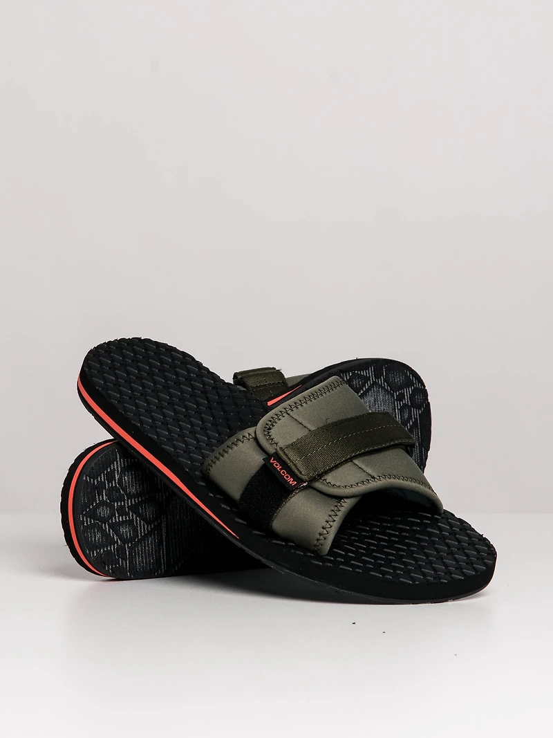 MENS VOLCOM ECO RECLINER SLIDE SANDAL - CLEARANCE