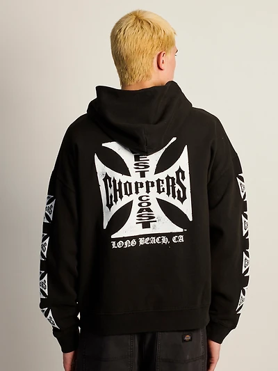 WEST COAST CHOPPERS CROSS RELAXED PULLOVER HOODIE