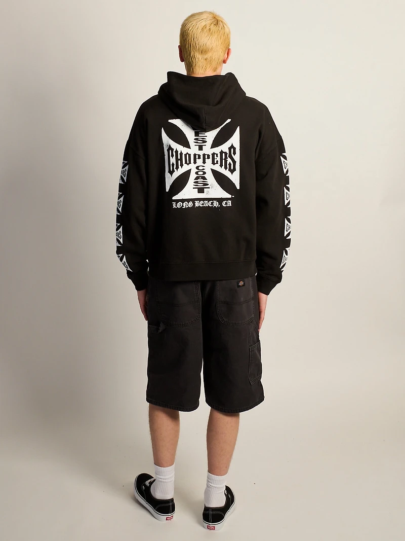 WEST COAST CHOPPERS CROSS RELAXED PULLOVER HOODIE