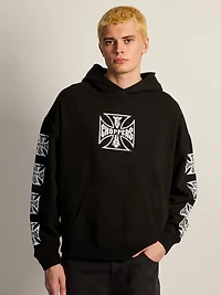 WEST COAST CHOPPERS CROSS RELAXED PULLOVER HOODIE