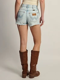 WRANGLER COWBOY 3.5in SHORTS - LIGHT WASH
