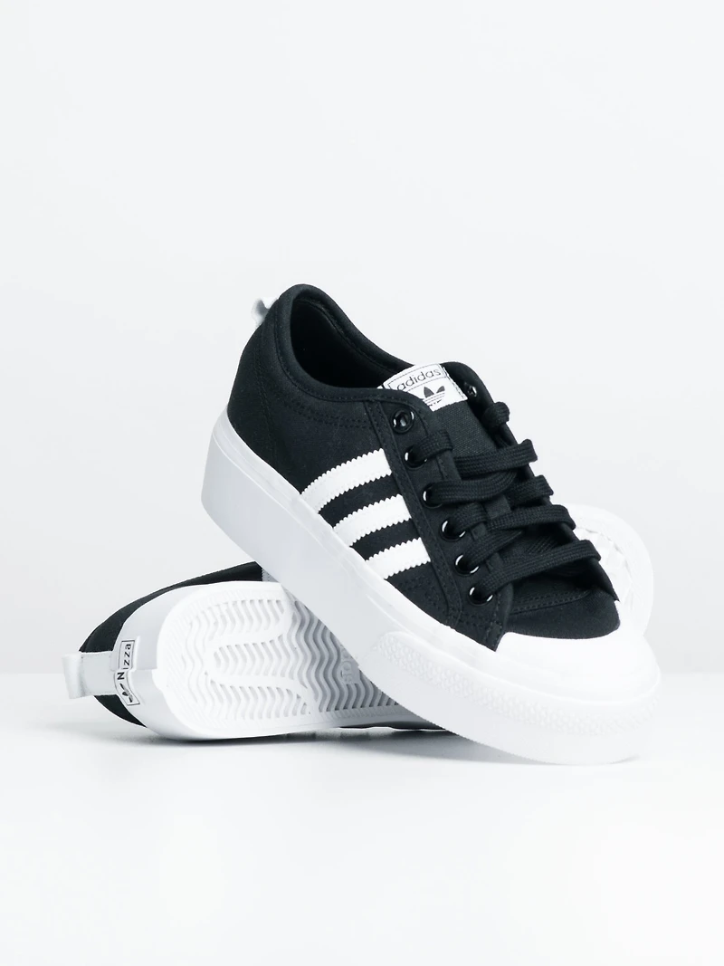 WOMENS ADIDAS NIZZA PLATFORM SNEAKERS - CLEARANCE