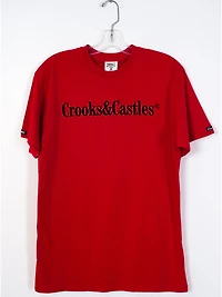 CROOKS & CASTLES BOLD SHORT SLEEVE TEE - CLEARANCE