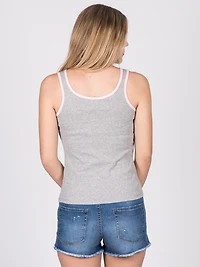 WOMENS HAZEL RINGER TANK - CLEARANCE