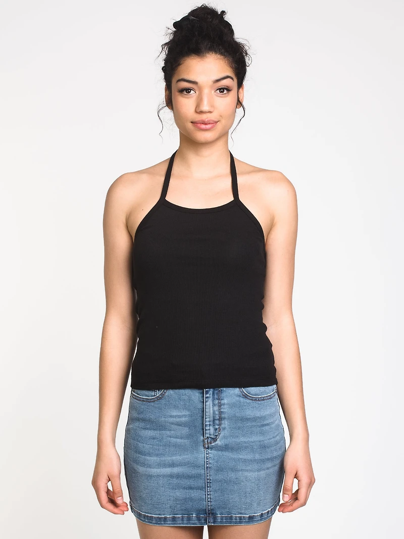 WOMENS QUINN SOLID HALTER - CLEARANCE