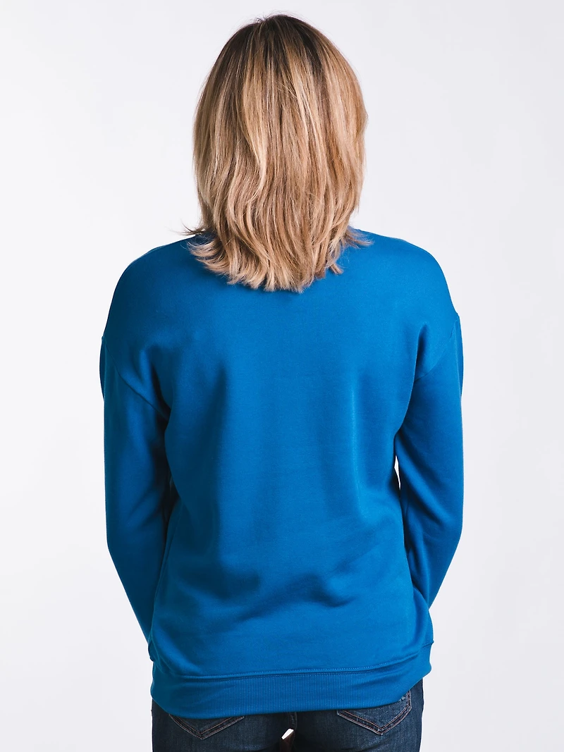 WOMENS NOVEL OBEY 2 CREWNECK - CLEARANCE