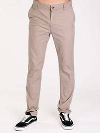MENS SPRING SLIM CHINO - KAKI CLEARANCE