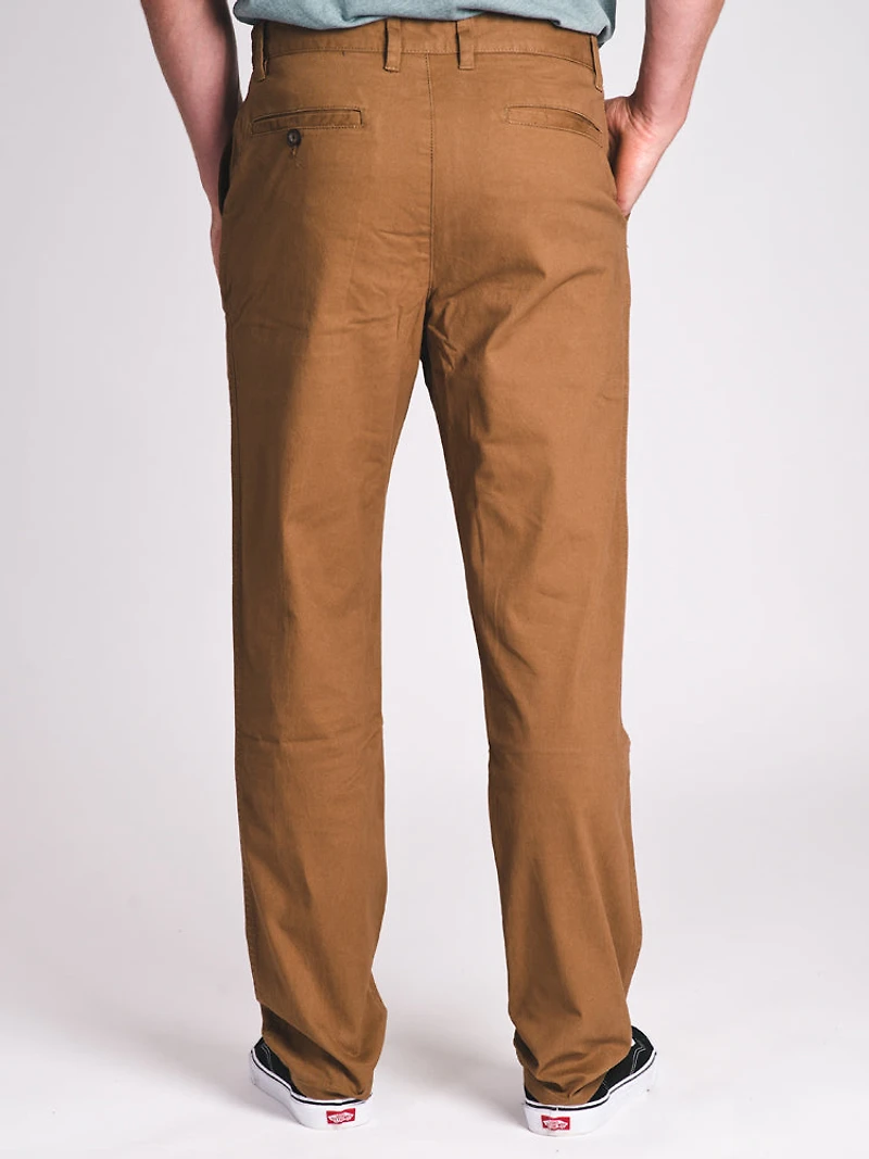 MENS RELAXED CHINO PANTS - FLAX CLEARANCE
