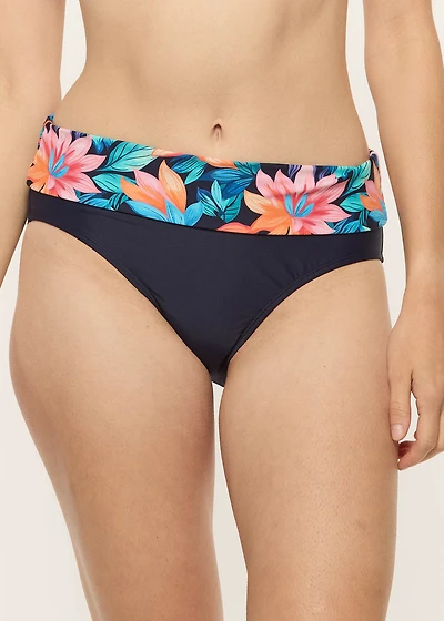 Bikini Bottom Bloom Navy