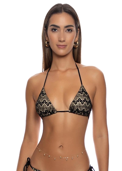 Midnight Currents Triangle Top