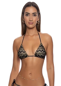 Midnight Currents Triangle Top