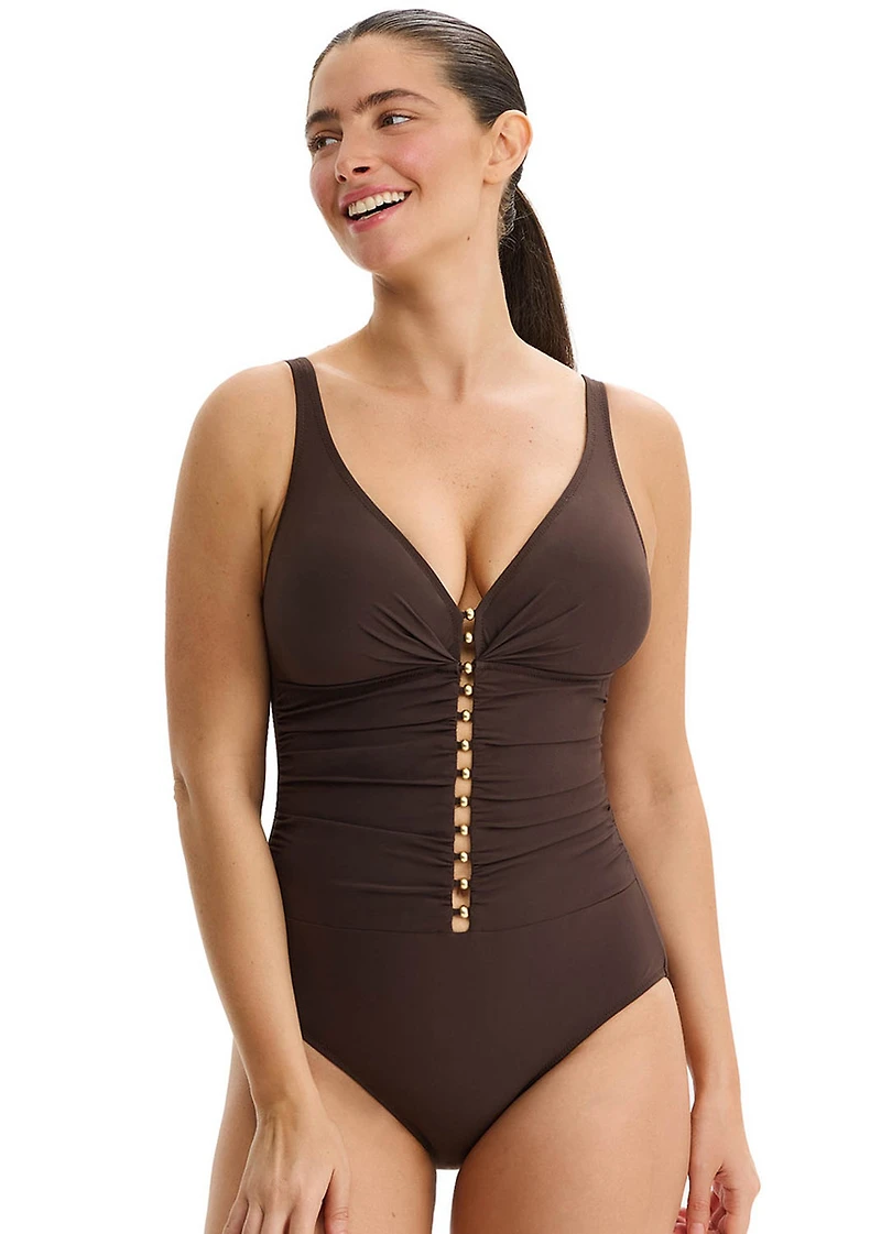 Tutti Frutti V neck One Piece
