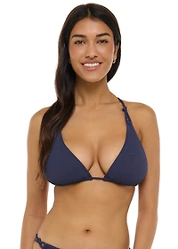 Beachfront Bliss Triangle Top for D+ cups