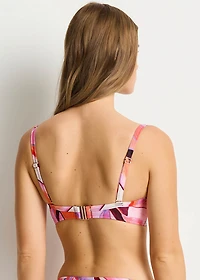 Haut moulé croisé Neon Wave