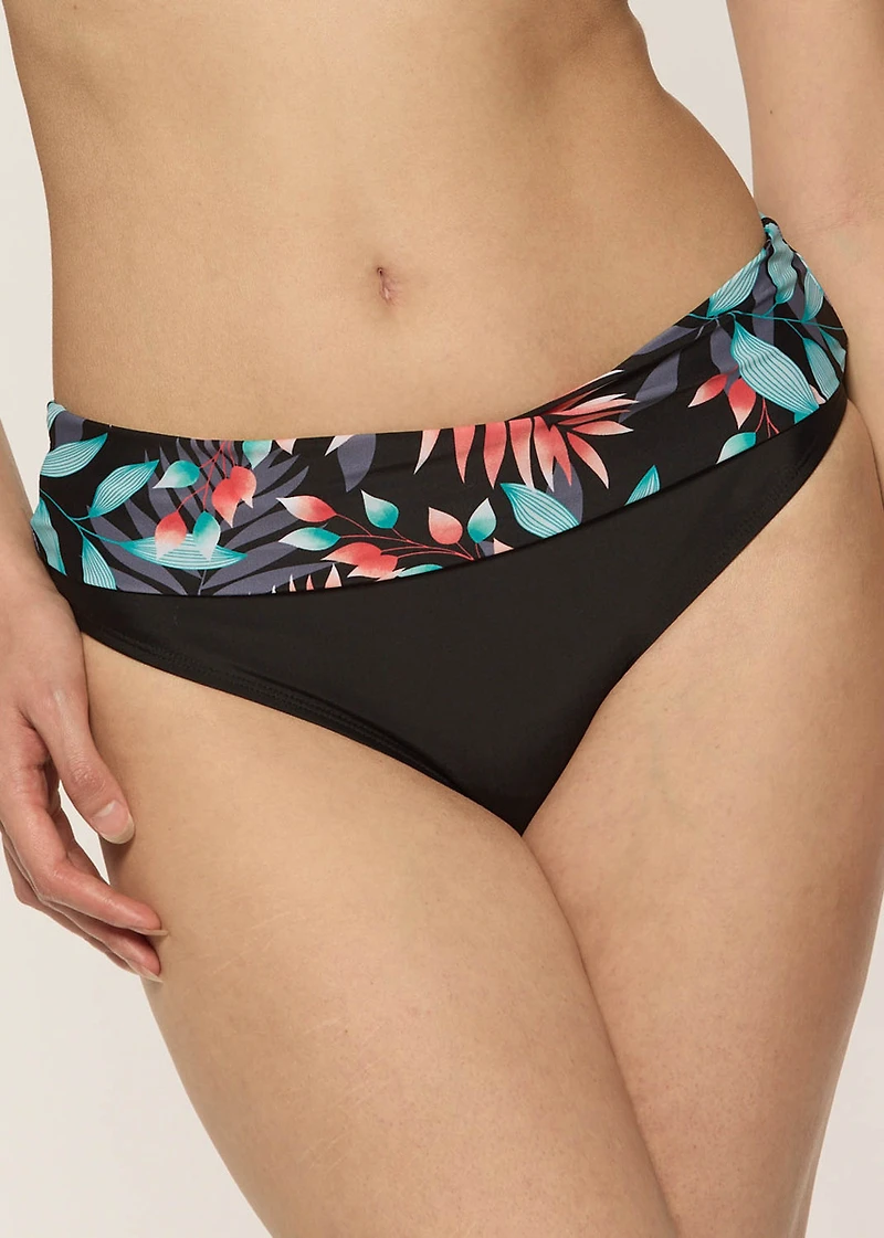 Culotte mi-haute à revers Obsidian