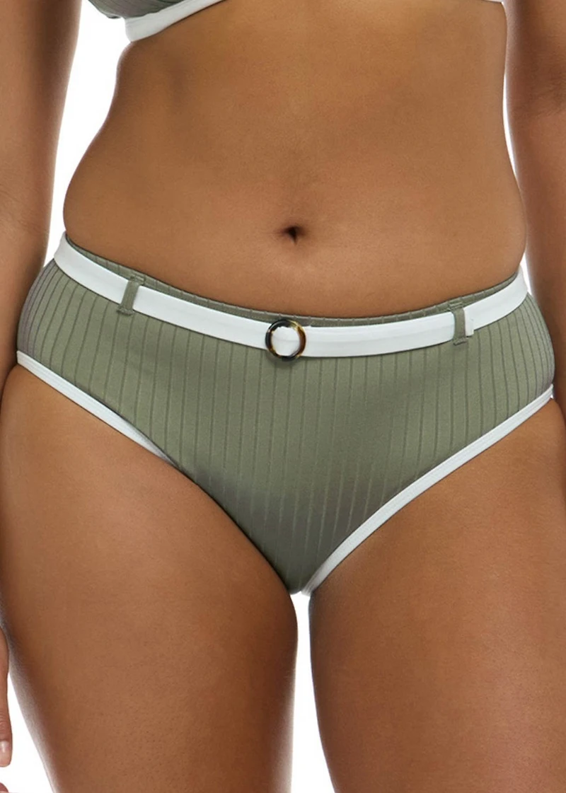 Culotte bikini taille haute Alessia Clarity