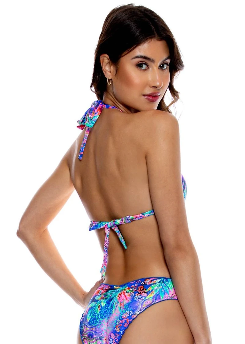 Jungle Fever Triangle With Crystals