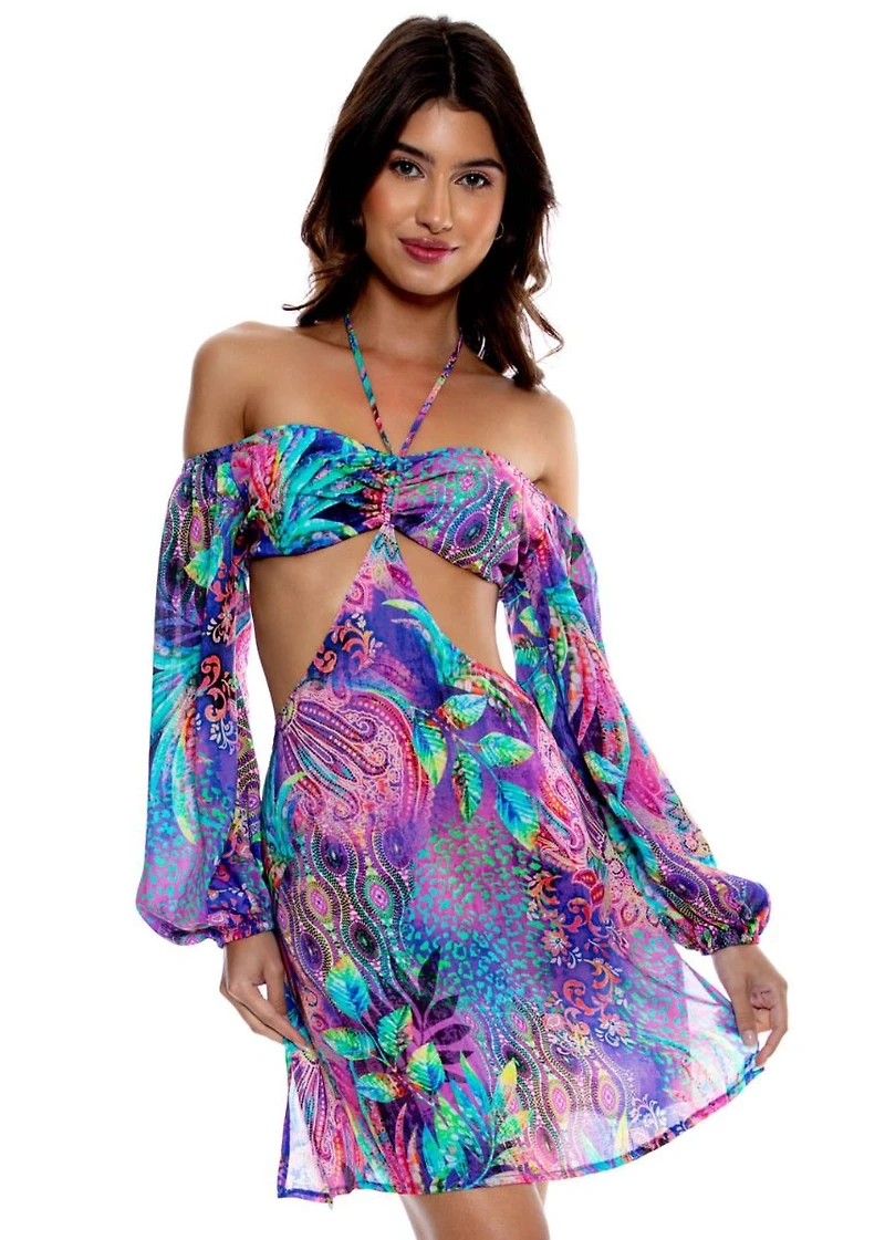 Jungle Fever Cut Out Dress