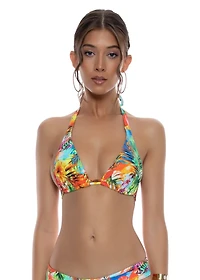 Halter Triangle Top Birds of Paradise