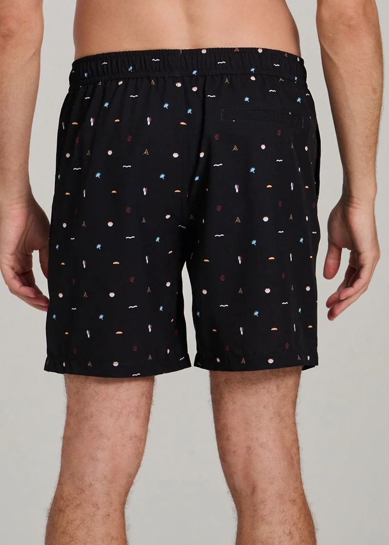 Short de plage AOP 7"