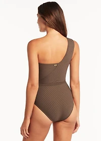 Vesper Wide Strap Diagonal One Piece