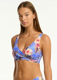 Haut bralette Blue Hawaii