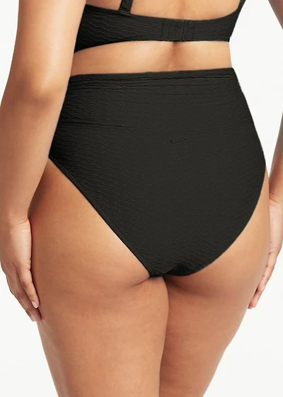 Taille haute enveloppante Honeycomb