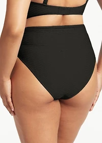 Taille haute enveloppante Honeycomb