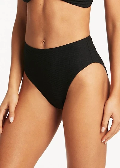Culotte taille haute Honeycomb