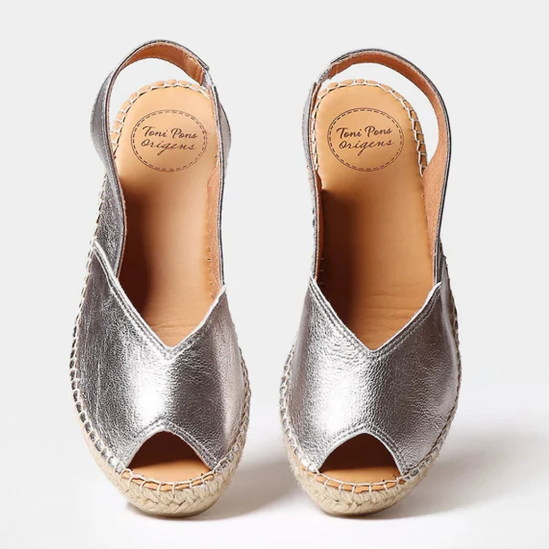 Bernia - La sandale compensée en rafia