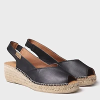 Bernia - La sandale compensée en rafia