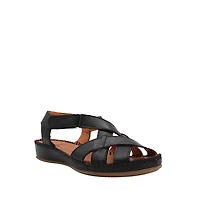 Sandale Confort Flavie – Cuir Souple & Détails Artisanaux