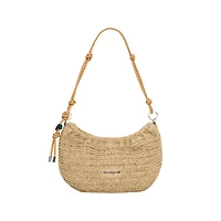 26SAXO01 - Sac moyen ovale en raphia charms