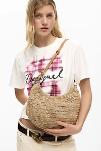 26SAXO01 - Sac moyen ovale en raphia charms