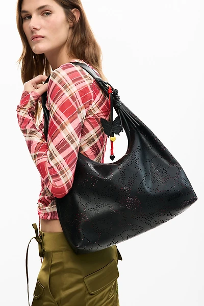 26SAXP60 - Le sac à main ajouré papillon