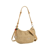 26SAXO01 - Sac moyen ovale en raphia charms