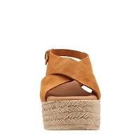 Runa - La sandale plateforme en suède