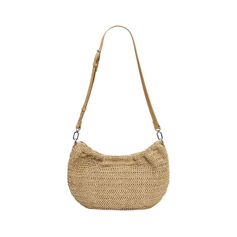 26SAXO01 - Sac moyen ovale en raphia charms