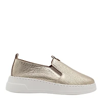 MIKA – Le flâneur sport chic en cuir perforé