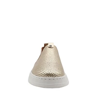 MIKA – Le flâneur sport chic en cuir perforé