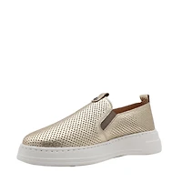 MIKA – Le flâneur sport chic en cuir perforé