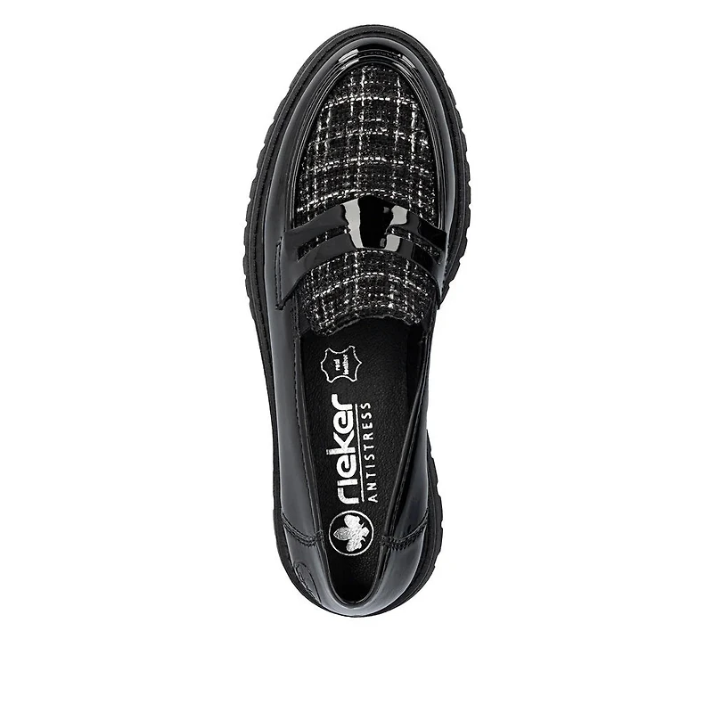 Mocassin plateforme verni Rieker - 47550-00