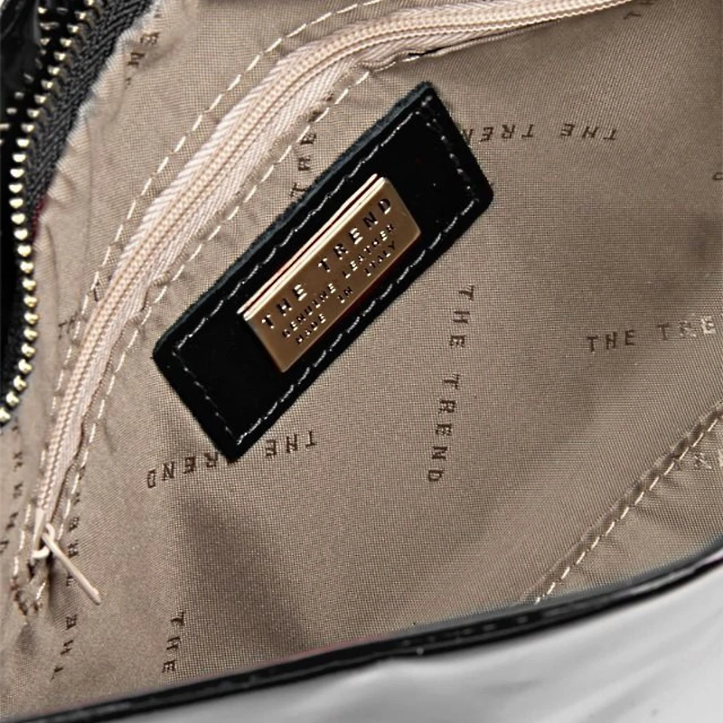 Petit sac Cipolla en cuir verni italien - Modèle 177813