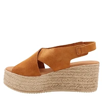 Runa - La sandale plateforme en suède